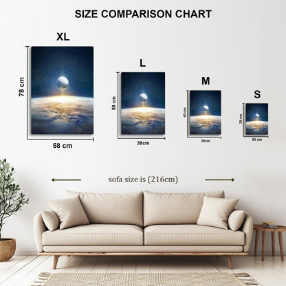Arrival to Earth metal poster