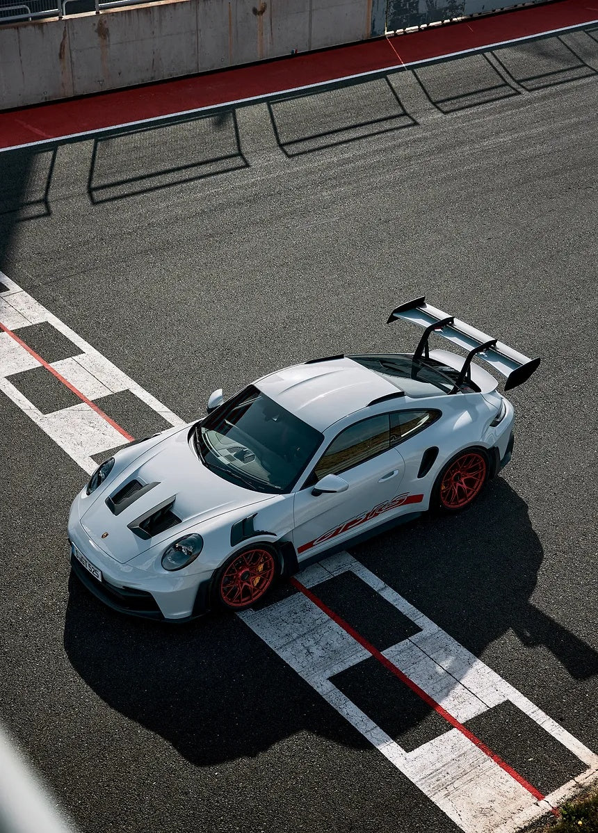 Porsche 911 GT3 RS Track Day metal poster artwork