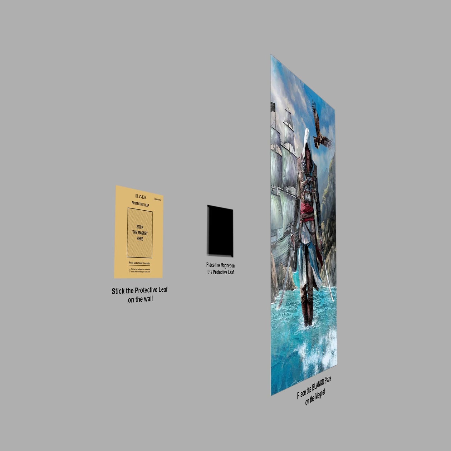 Edward Kenway metal poster