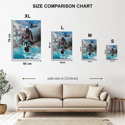 Edward Kenway metal poster