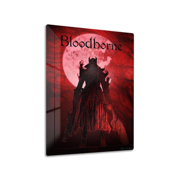 Hunter's Crimson Vigil metal poster