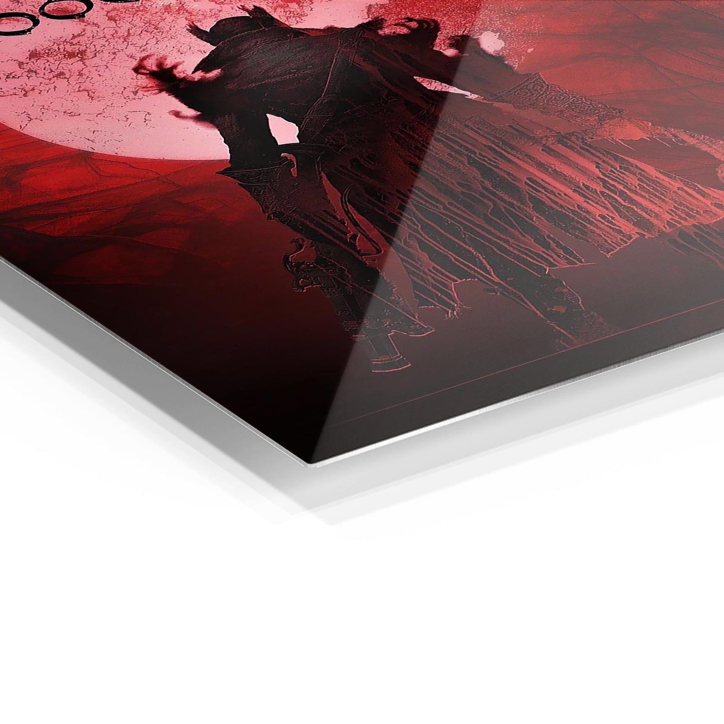 Hunter's Crimson Vigil metal poster