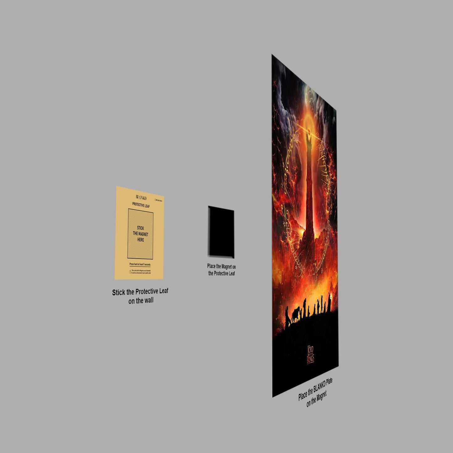 One to Rule Them All metal poster