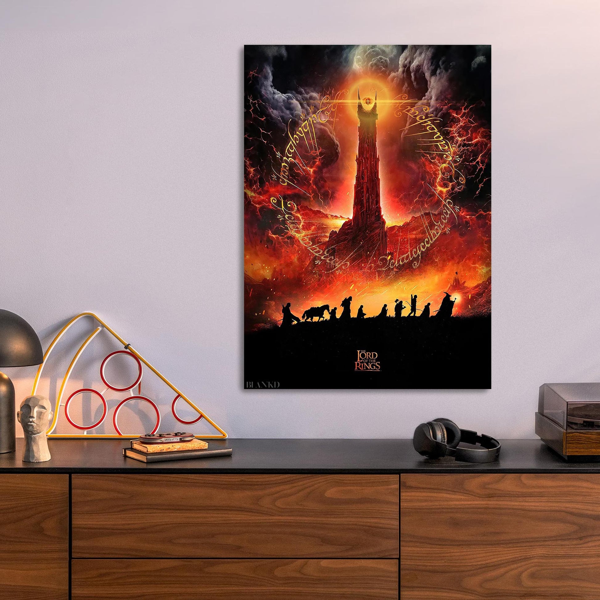 One to Rule Them All metal poster