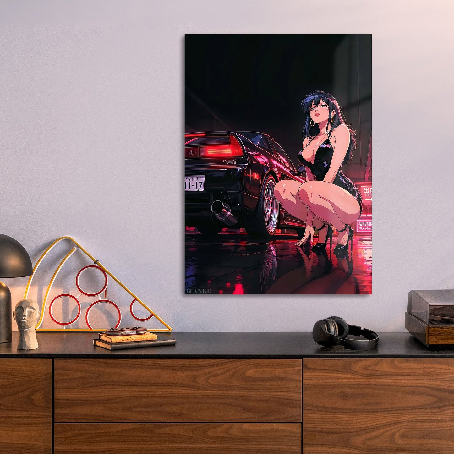 Anime Woman With NSX