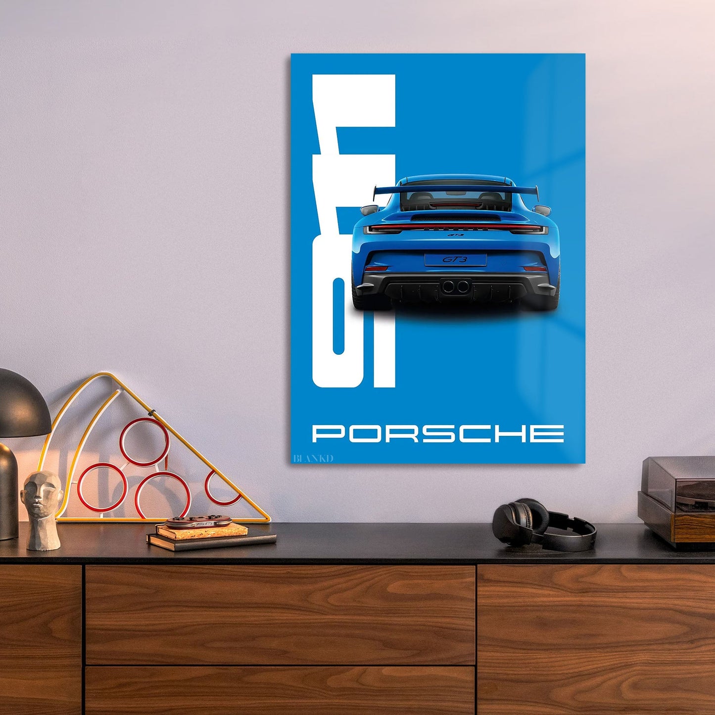 Blue Porsche 911 GT3