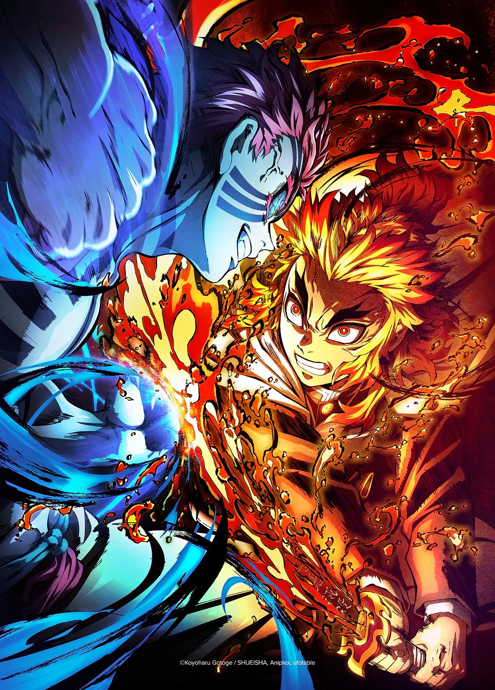 Demon Slayer Mugen Train metal poster artwork