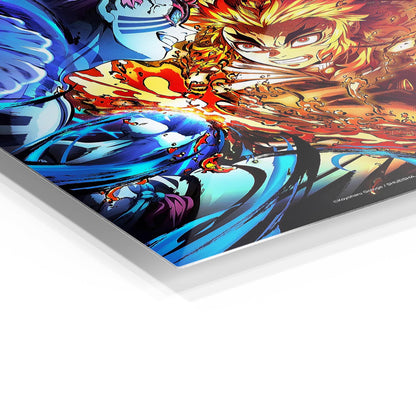 Demon Slayer Mugen Train metal poster