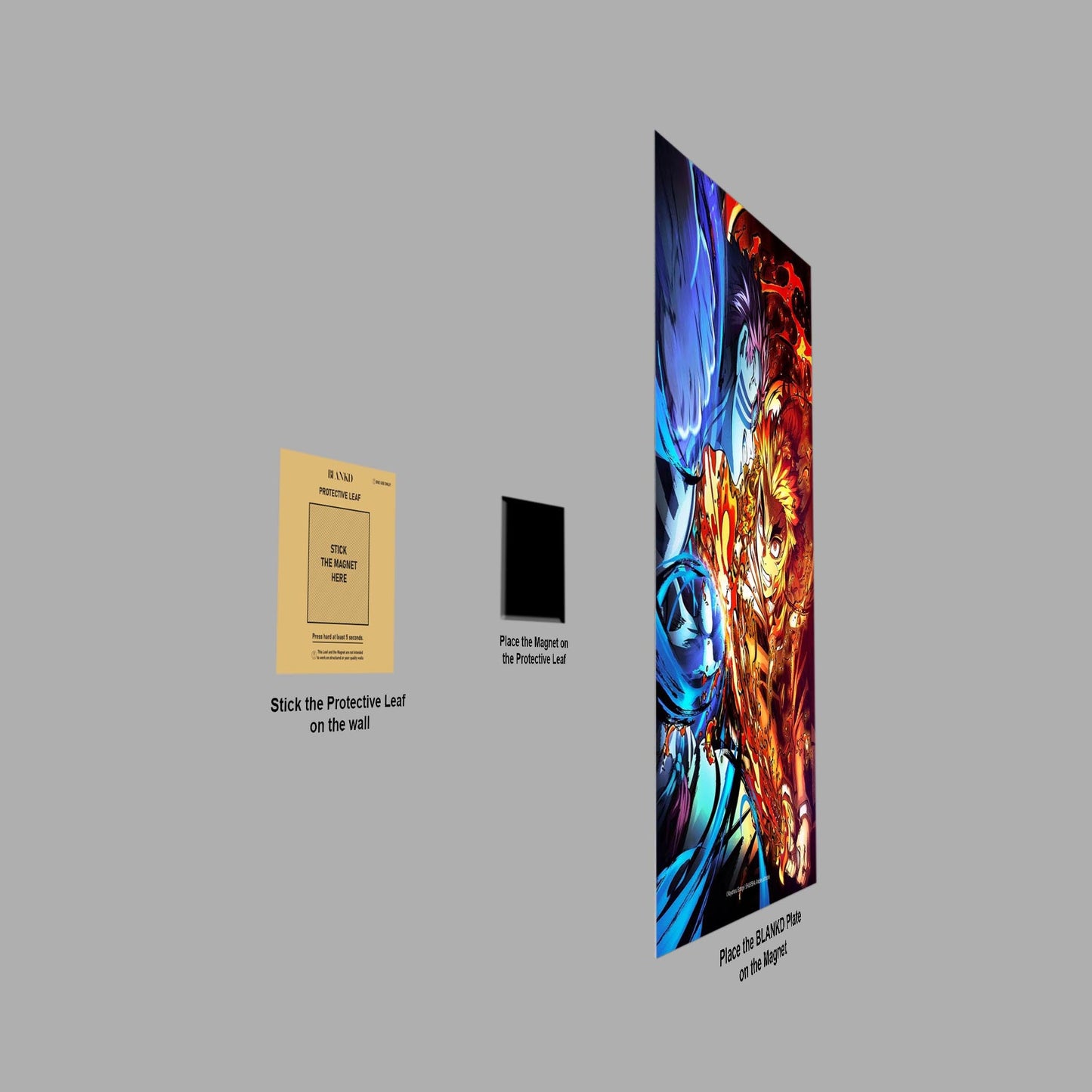 Demon Slayer Mugen Train metal poster