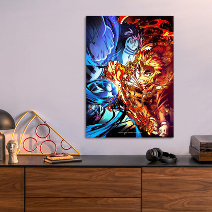Demon Slayer Mugen Train metal poster