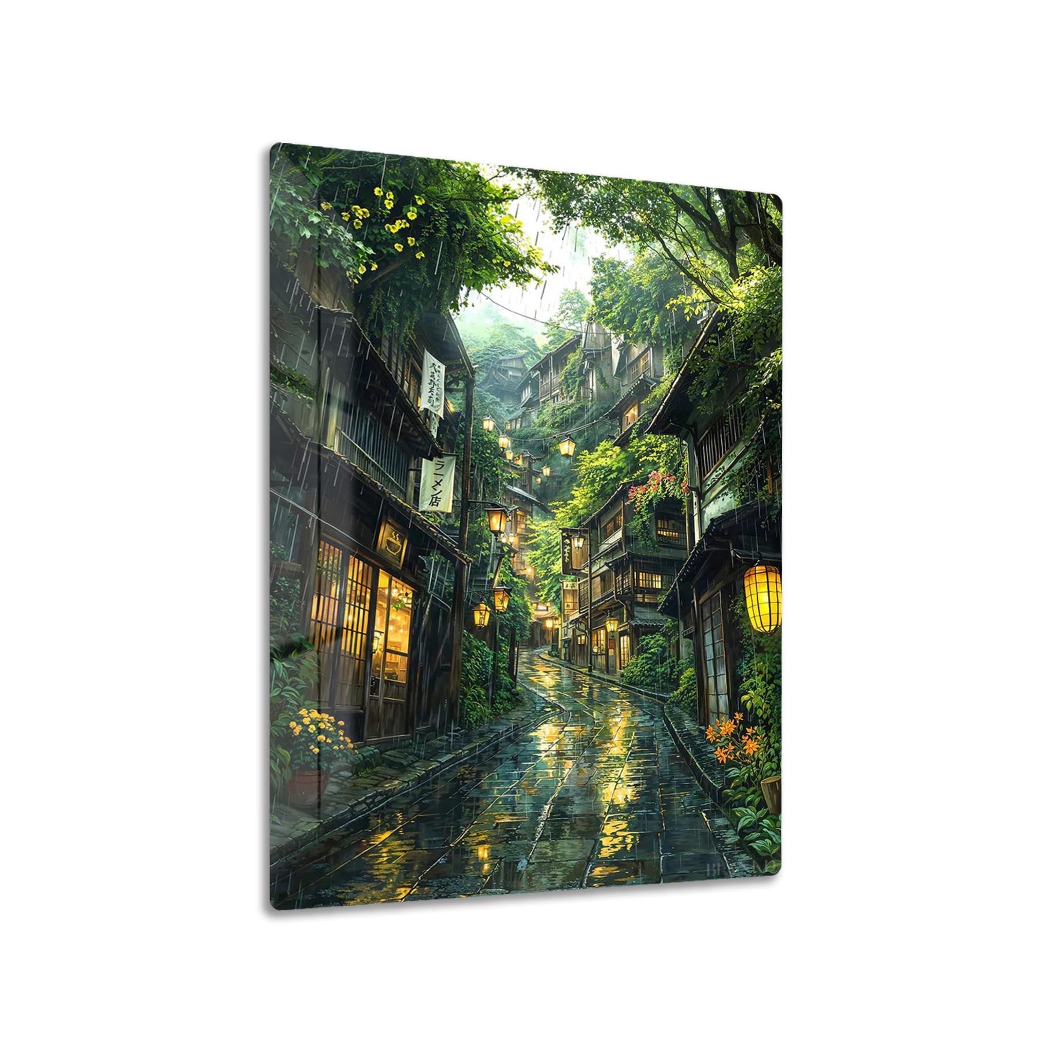 The Hidden Alley metal poster