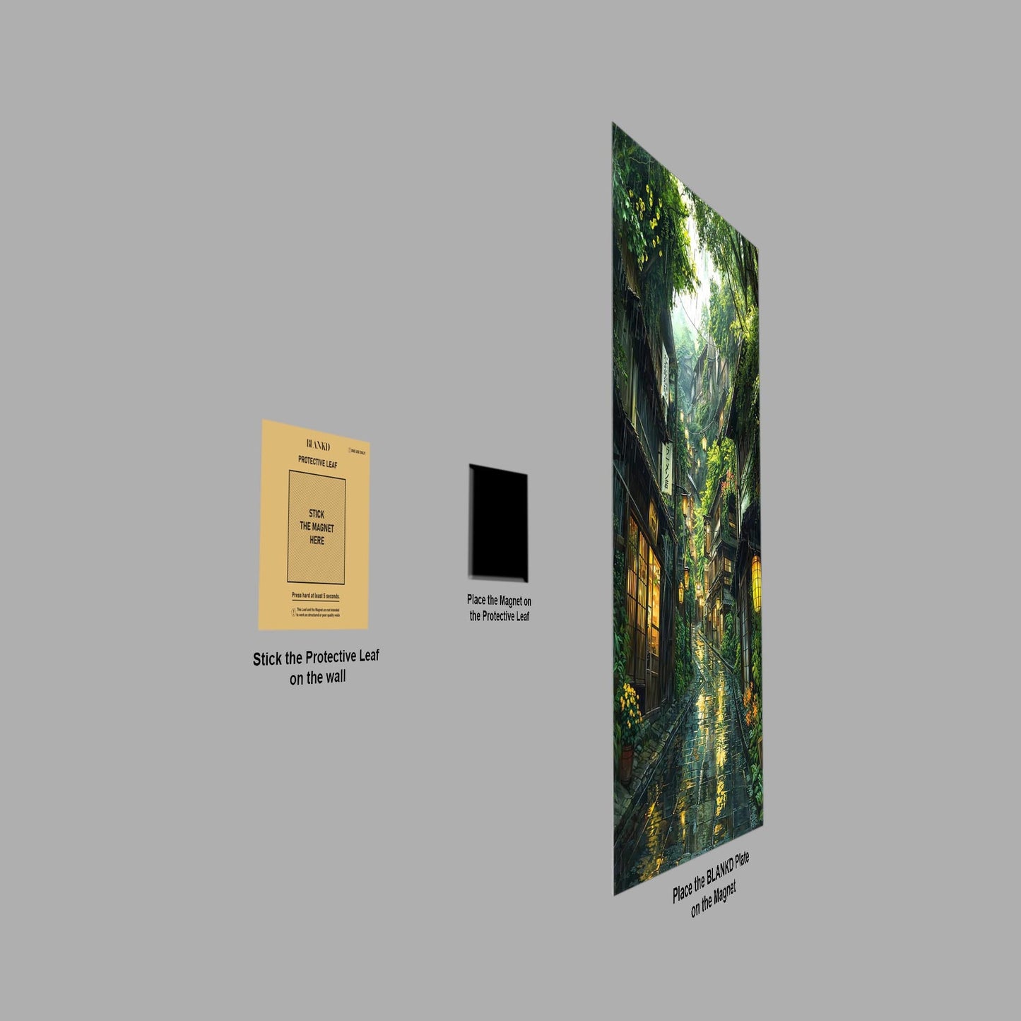 The Hidden Alley metal poster