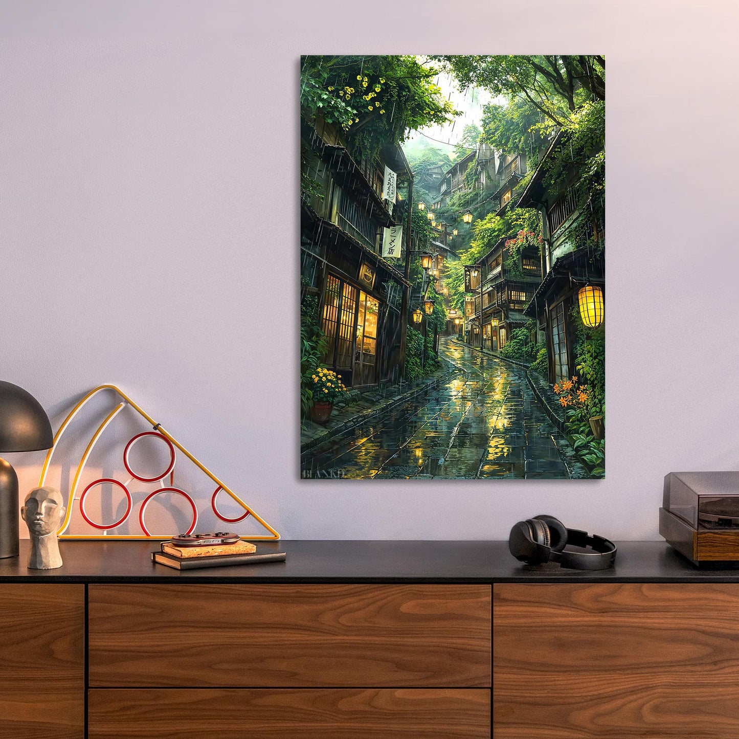 The Hidden Alley metal poster
