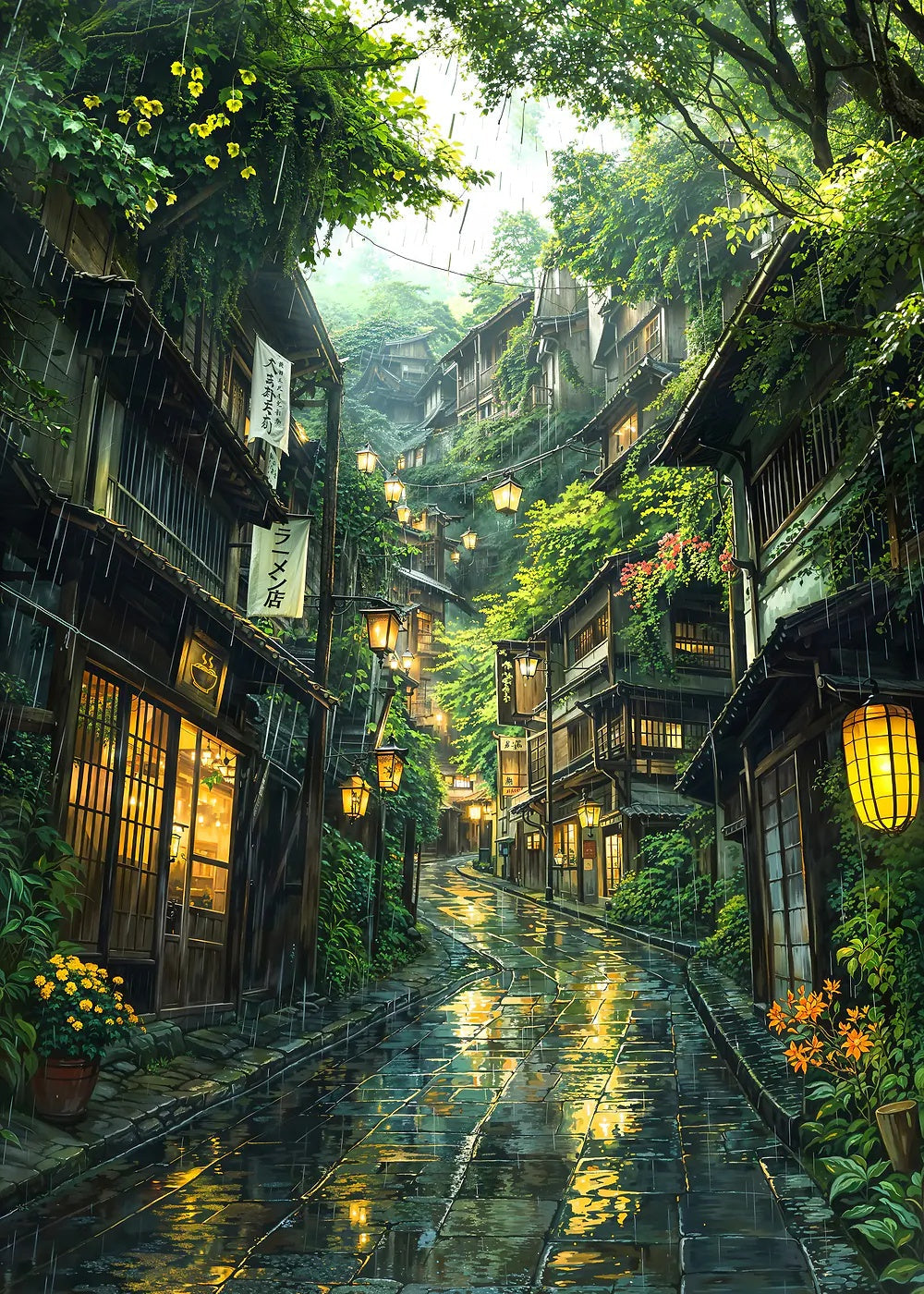 The Hidden Alley metal poster artwork