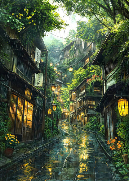 The Hidden Alley metal poster artwork