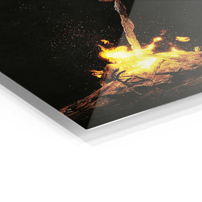 Bonfire metal poster