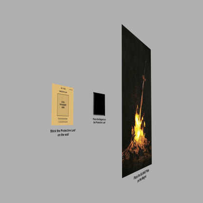 Bonfire metal poster