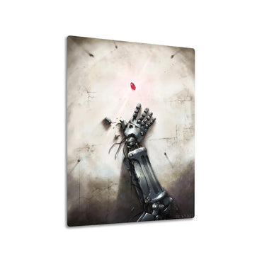 Automail's Grasp metal poster