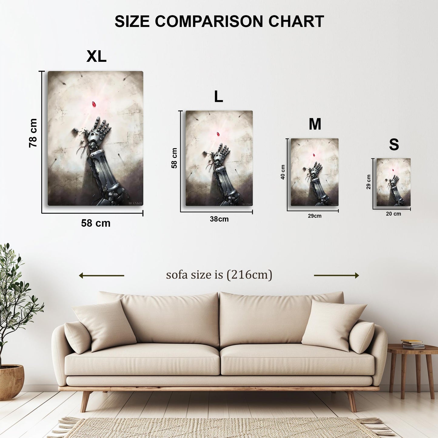 Automail's Grasp metal poster