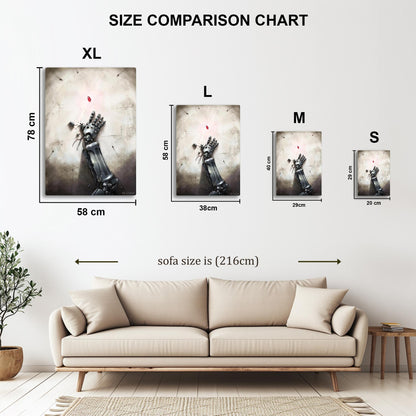 Automail's Grasp metal poster