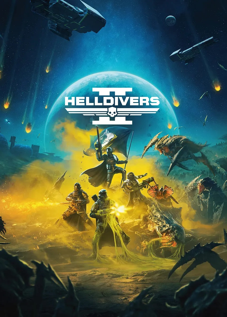 Galactic War for Super Earth metal poster artwork