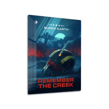Remember the Creek metal poster