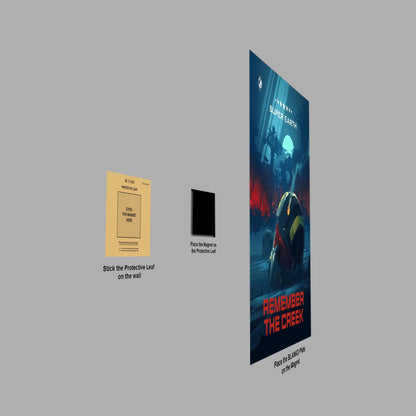 Remember the Creek metal poster