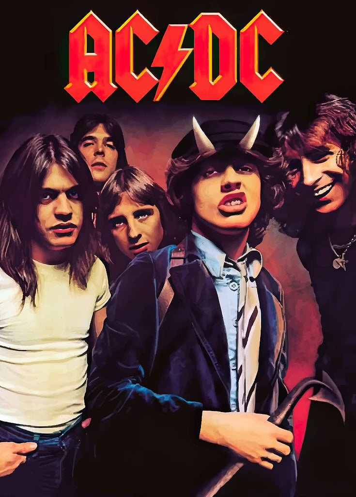 ACDC metal poster artwork