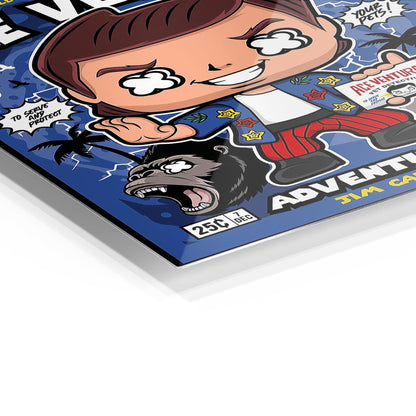 Ace Ventura Adventures Comic Book Cover metal poster