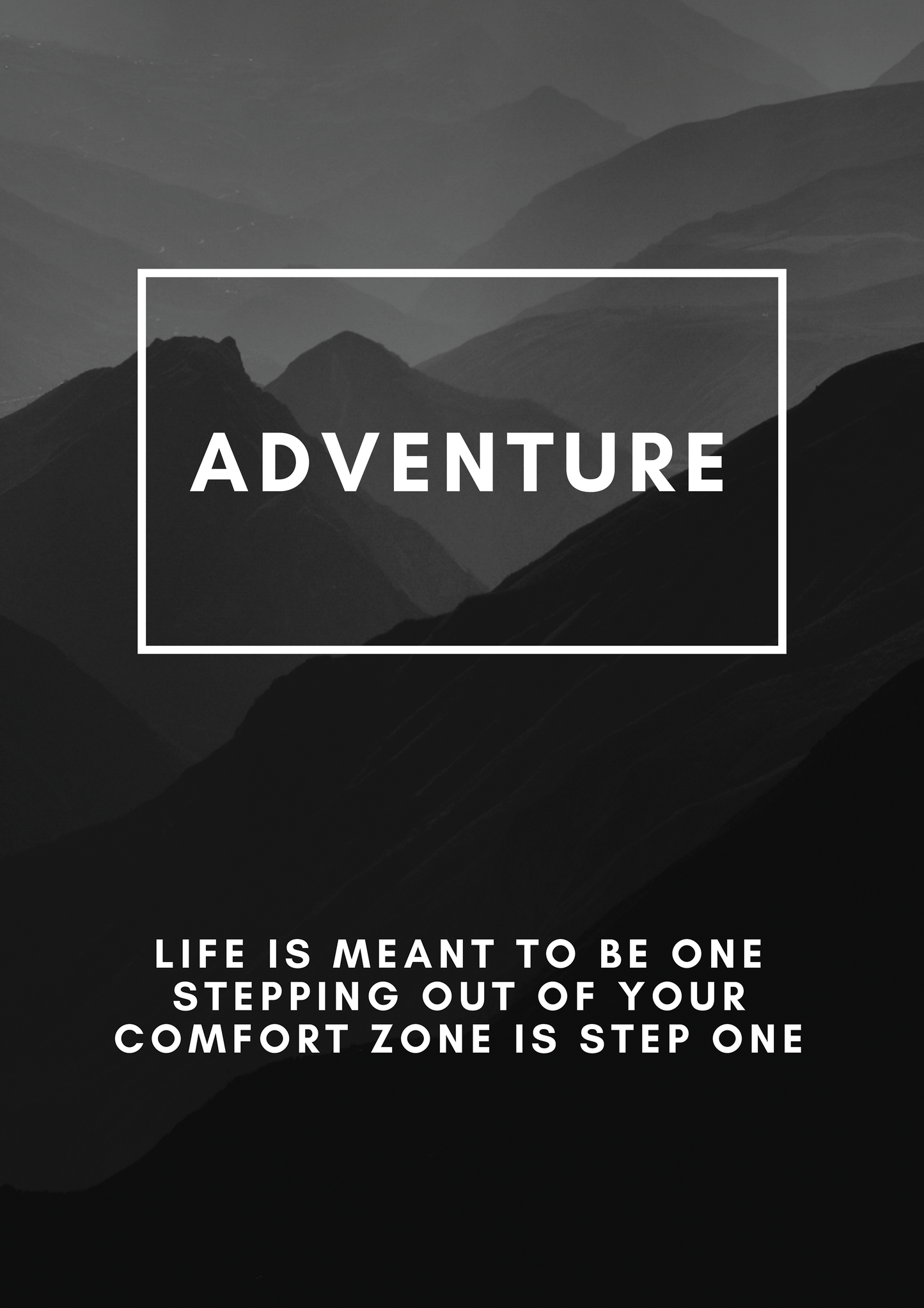 Adventure metal poster artwork