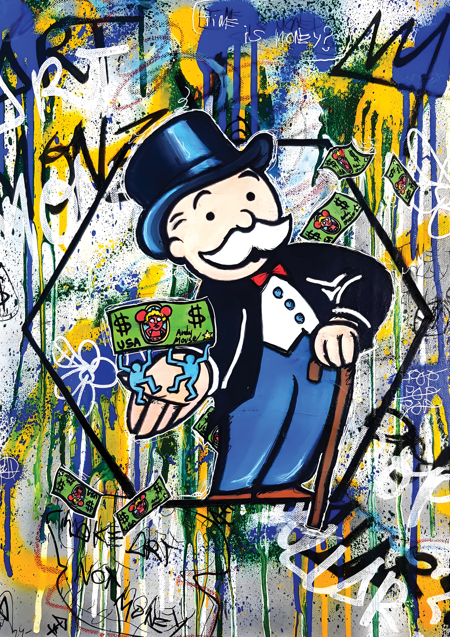 Alec Monopoly 2 | Graffiti metal poster artwork
