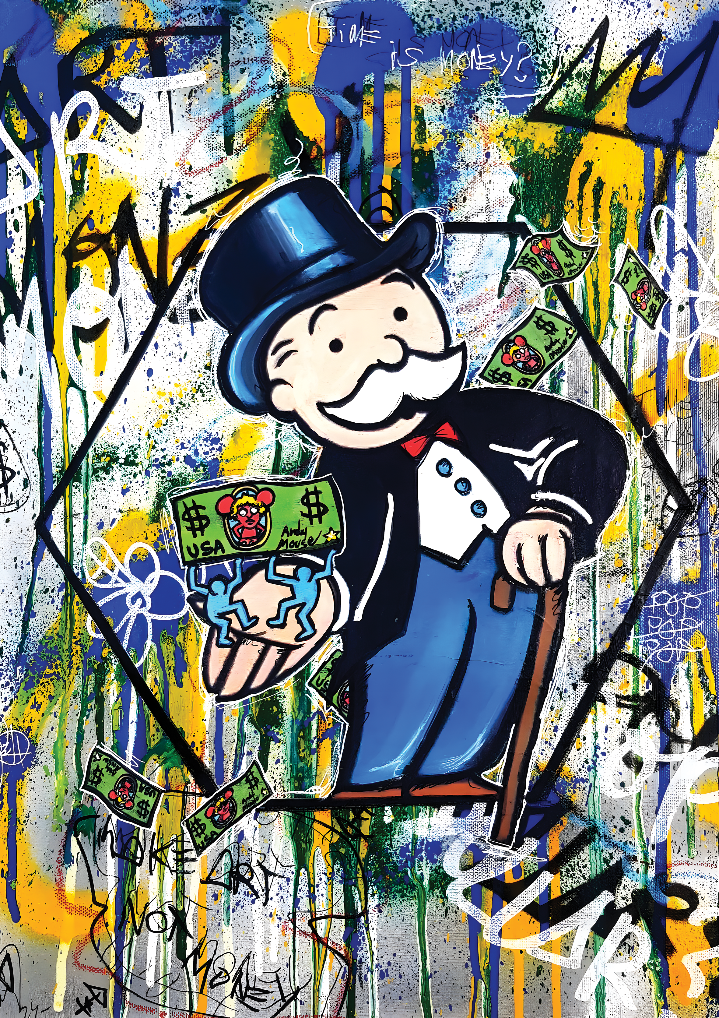 Alec Monopoly 2 | Graffiti metal poster artwork