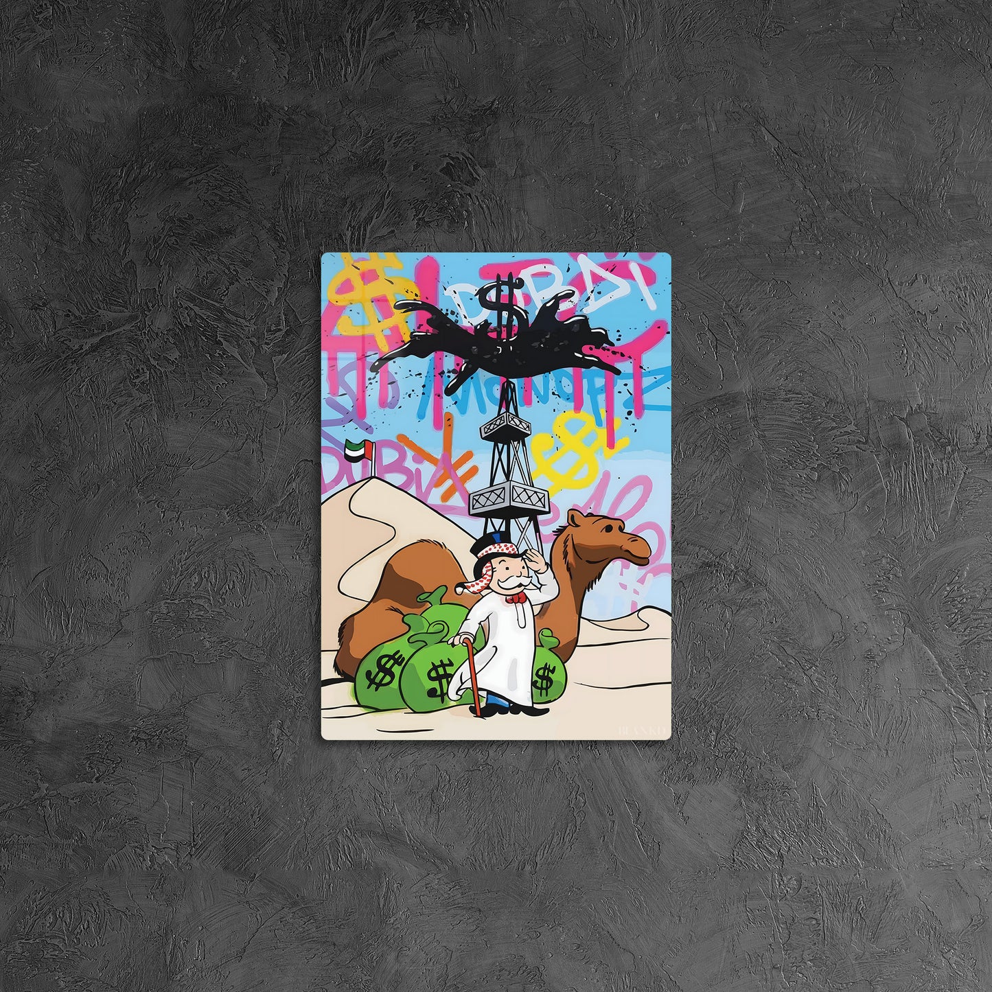 Alec Monopoly Dubai Oil | Graffiti