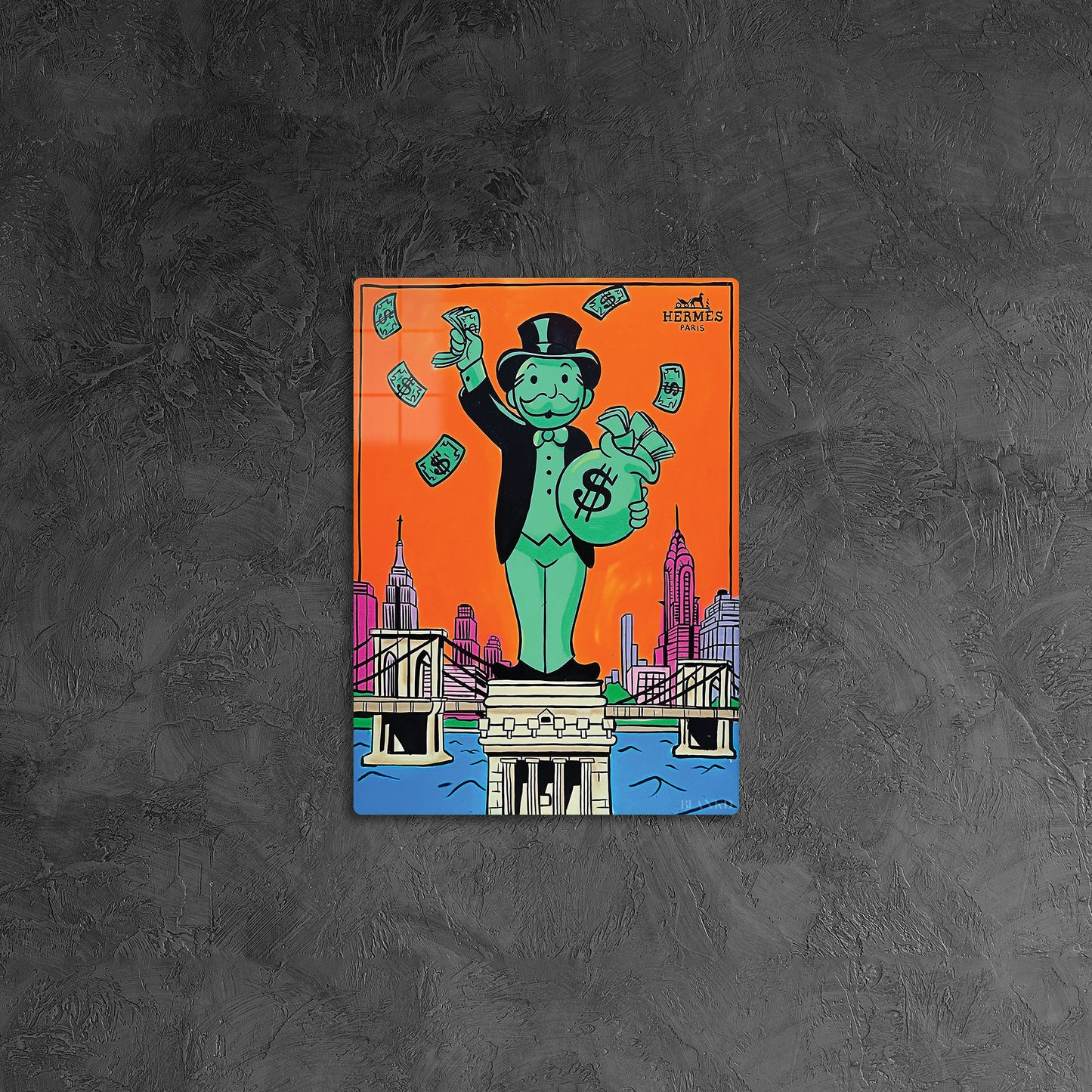 Alec Monopoly Hermes Statue of Liberty