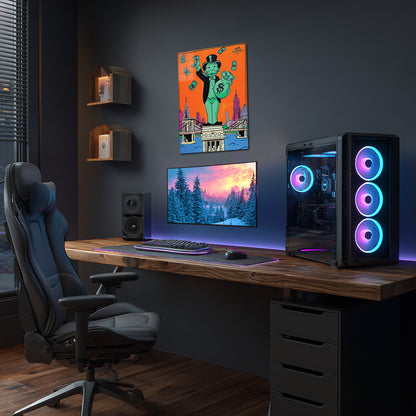 Alec Monopoly Hermes Statue of Liberty