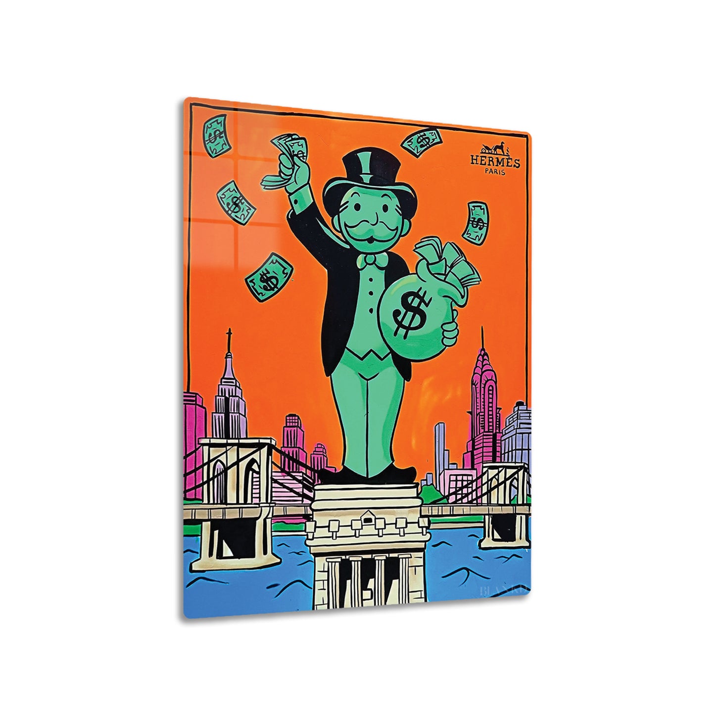 Alec Monopoly Hermes Statue of Liberty