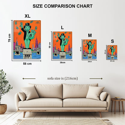 Alec Monopoly Hermes Statue of Liberty