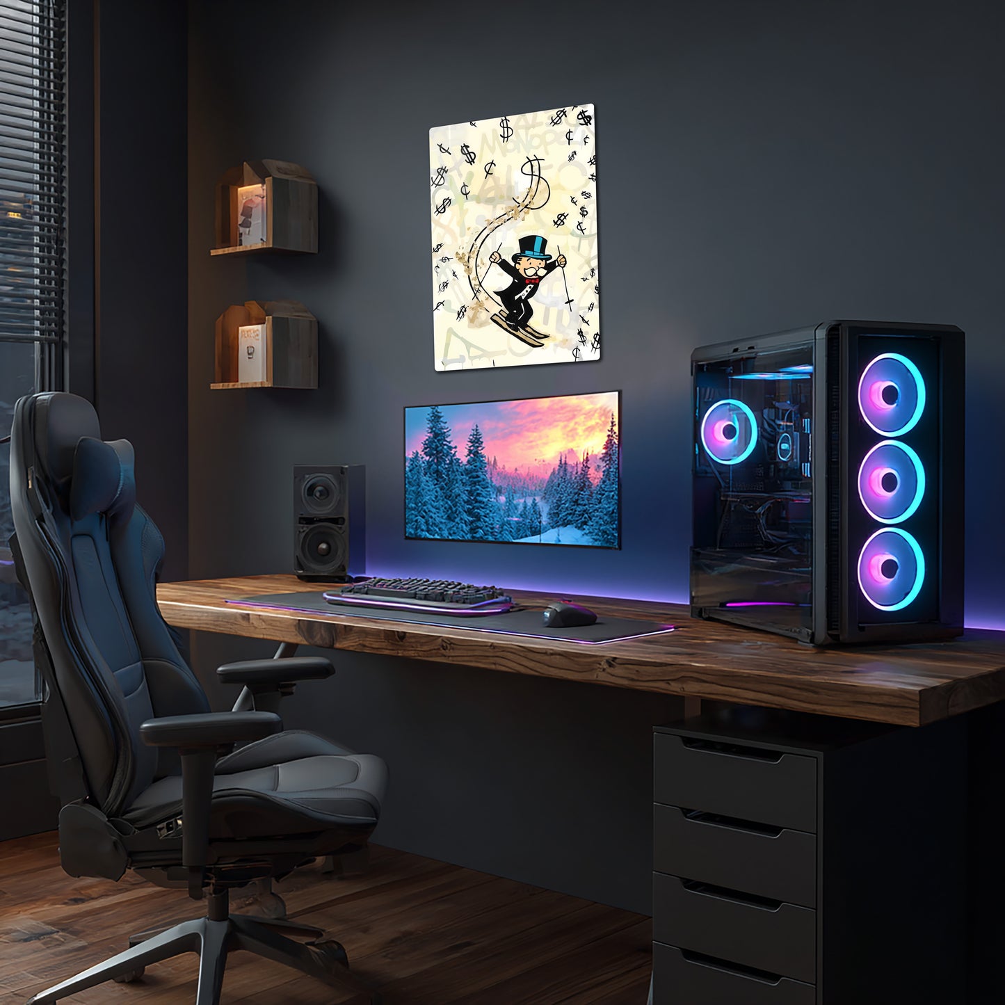 Alec Monopoly Ski Dollar