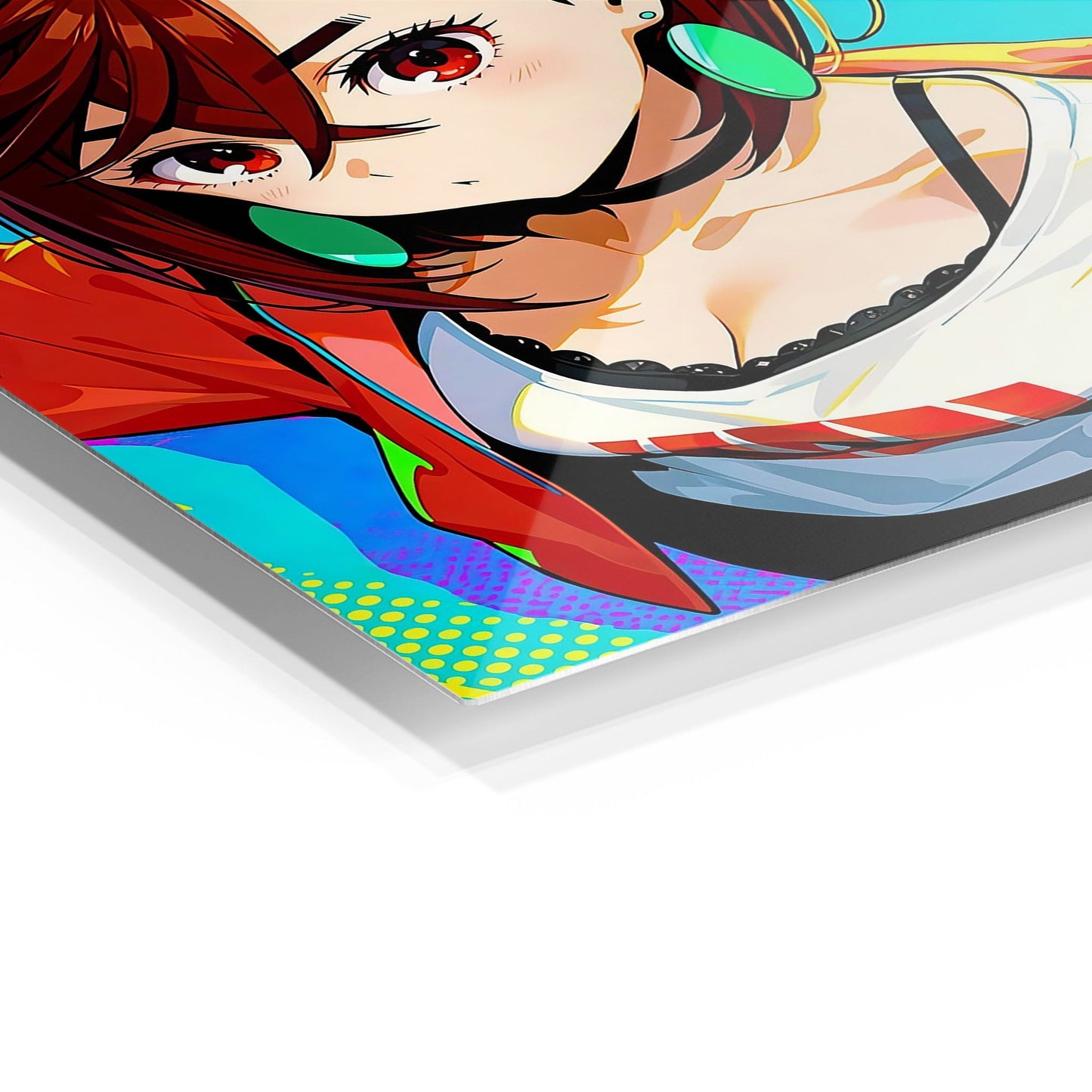 Anime Girl RedEyes Posing