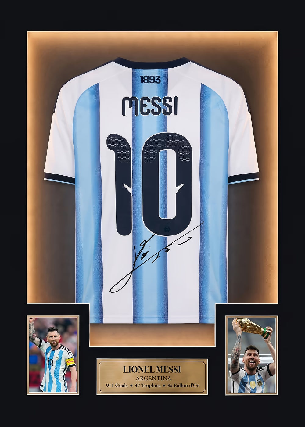 Argentina Legend Jersey metal poster artwork