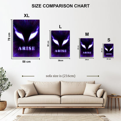 Arise Eyes of The Abyss metal poster