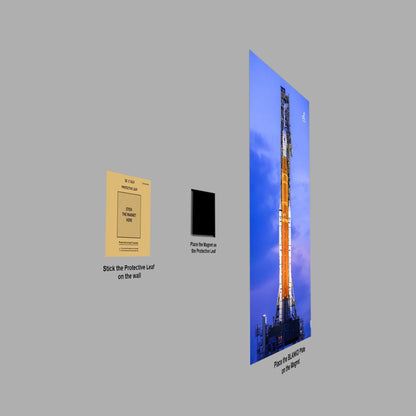 Artemis I mission metal poster