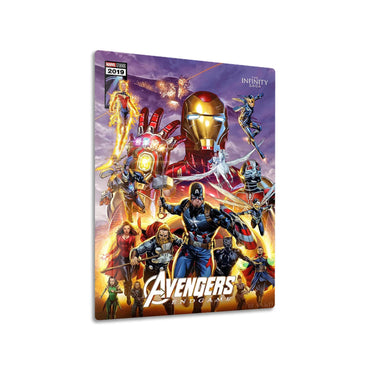 Avengers Endgame Comic metal poster