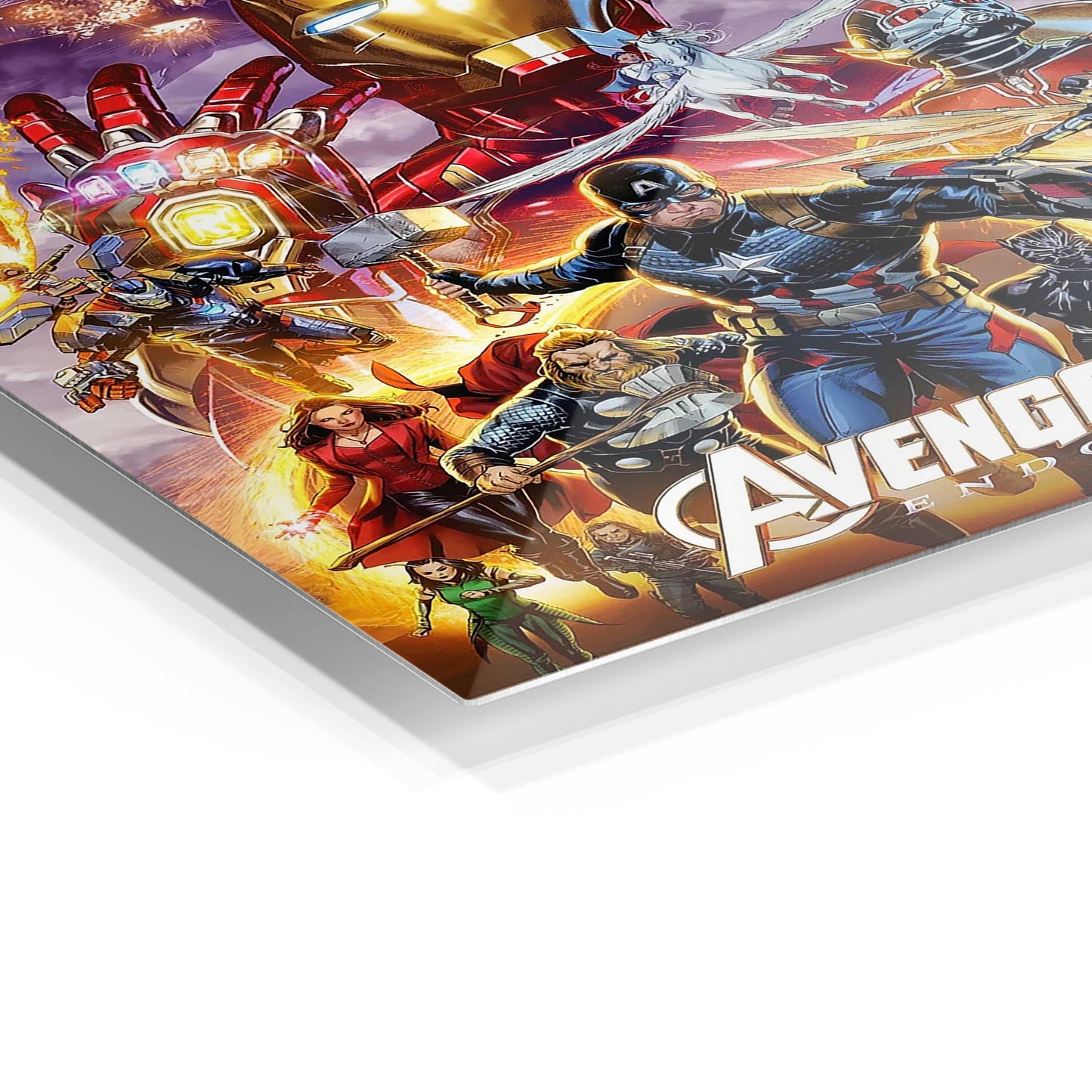 Avengers Endgame Comic metal poster
