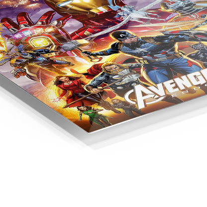Avengers Endgame Comic metal poster
