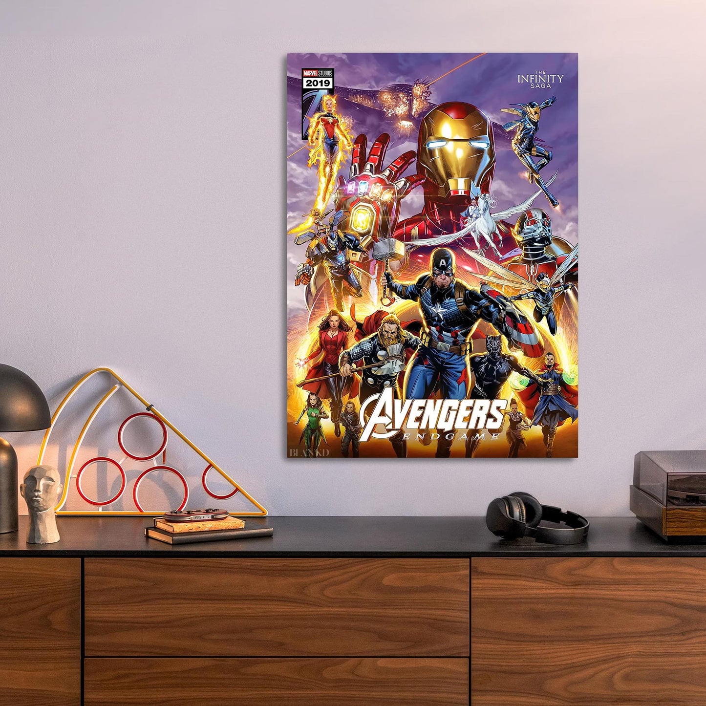 Avengers Endgame Comic metal poster