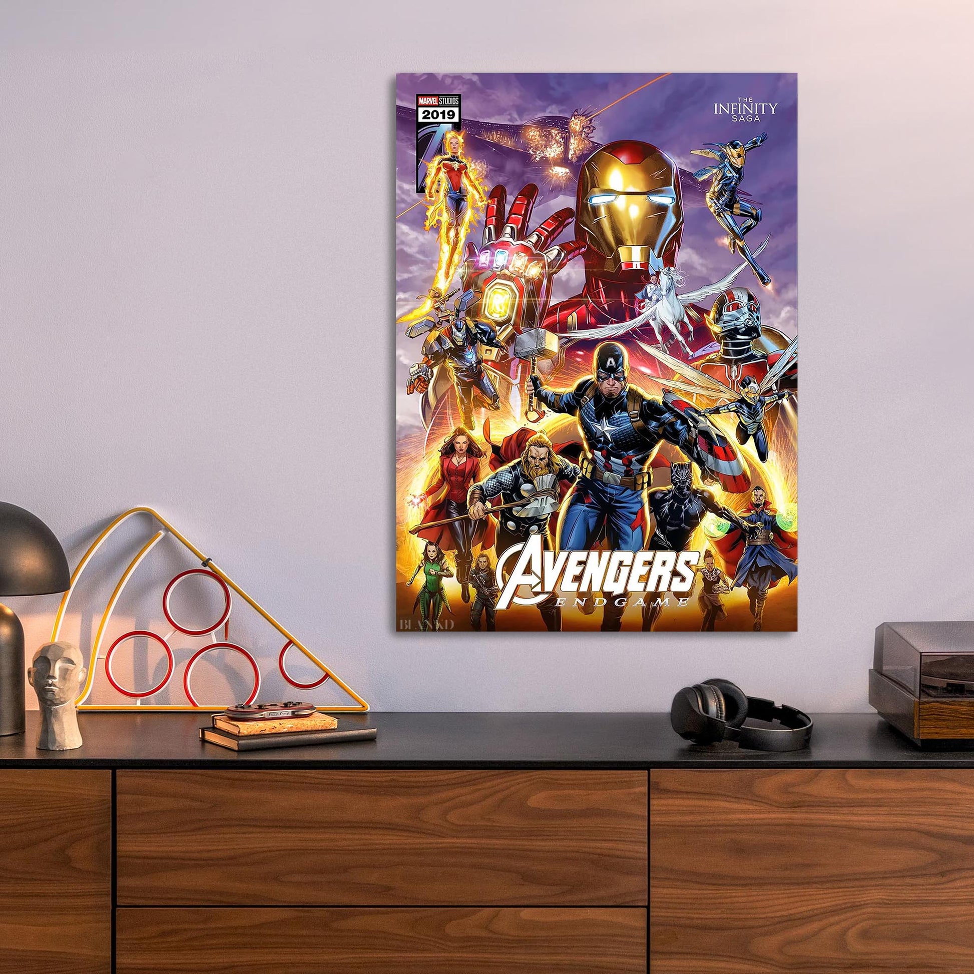 Avengers Endgame Comic metal poster