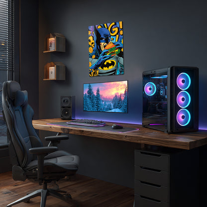 Batman Eating Burger