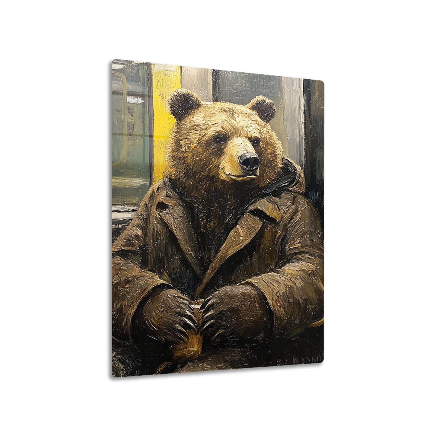 Bear Riding Subway 2