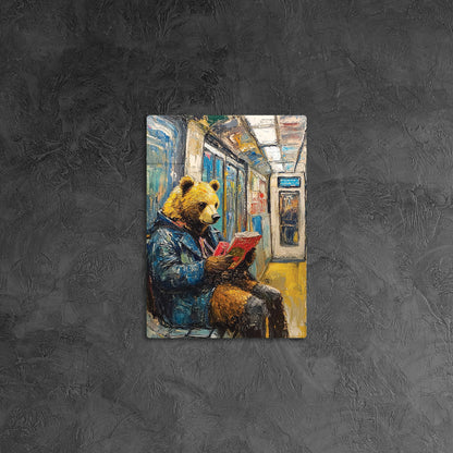 Bear Riding Subway